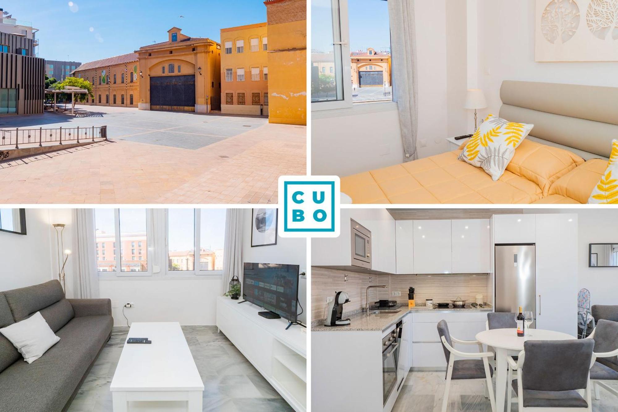 Cubo'S Apartamento Atocha With Optional Parking Malaga Bagian luar foto